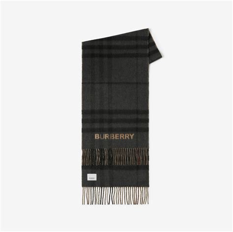 burberry william schwarz kontrastknöpfe|Contrast Check Cashmere Scarf in Archive beige/black.